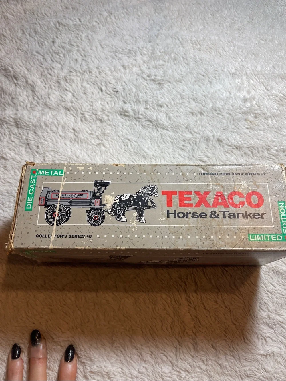 Horse & Tanker Die-Cast Toy - texaco 1991